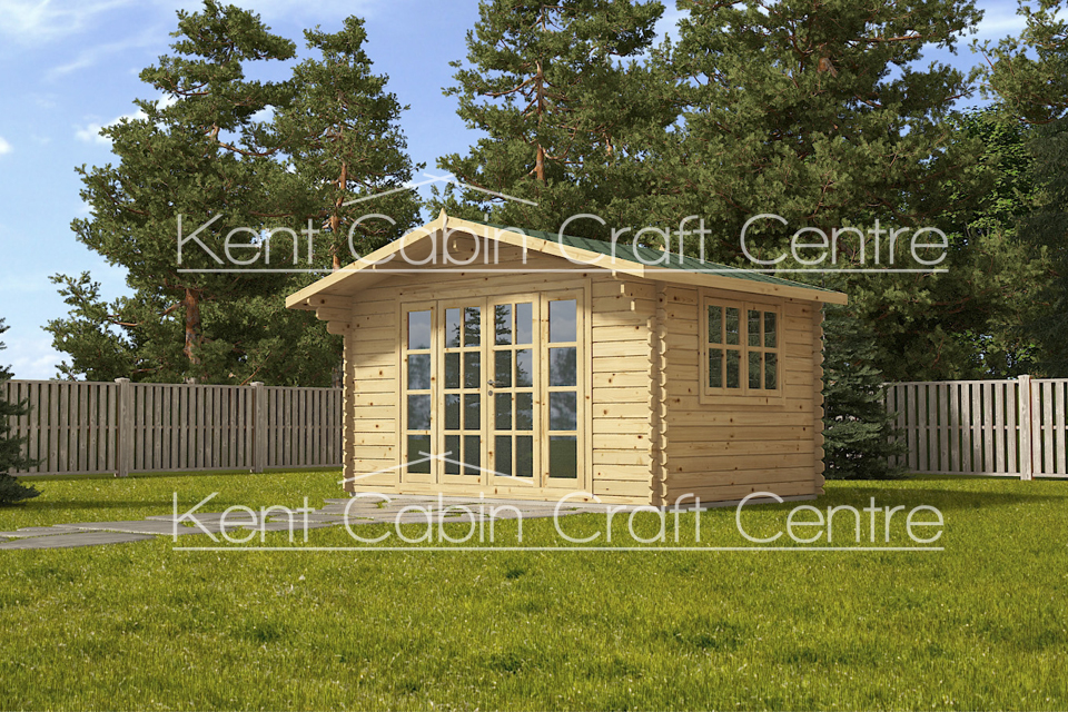 Image of the Glendale Log Cabin - Kent Cabin Craft Centre