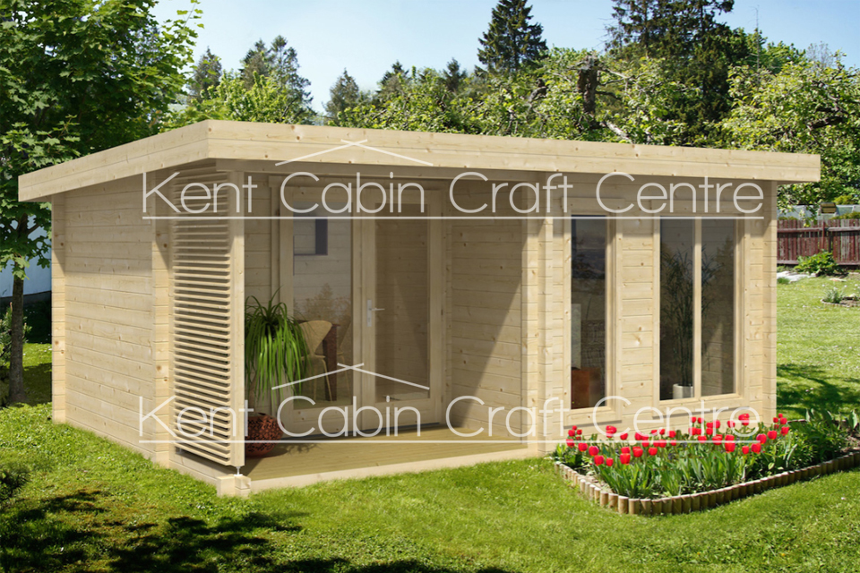 Image of the Orkney Log Cabin - Kent Cabin Craft Centre