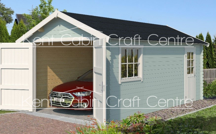 Image of the Louise 3m x 5.4m Log Cabin - Kent Cabin Craft Centre