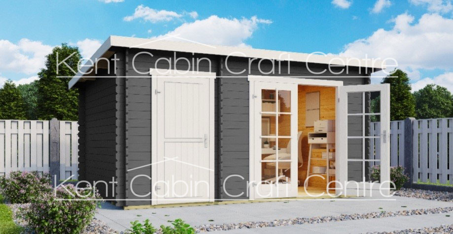 Image of the lucas Log Cabin - Kent Cabin Craft Centre