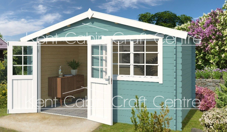 Image of the Ocean Log Cabin - Kent Cabin Craft Centre