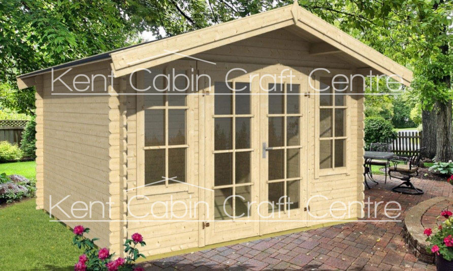 Image of the Rodney 3.3m x 2.8m Log Cabin - Kent Cabin Craft Centre