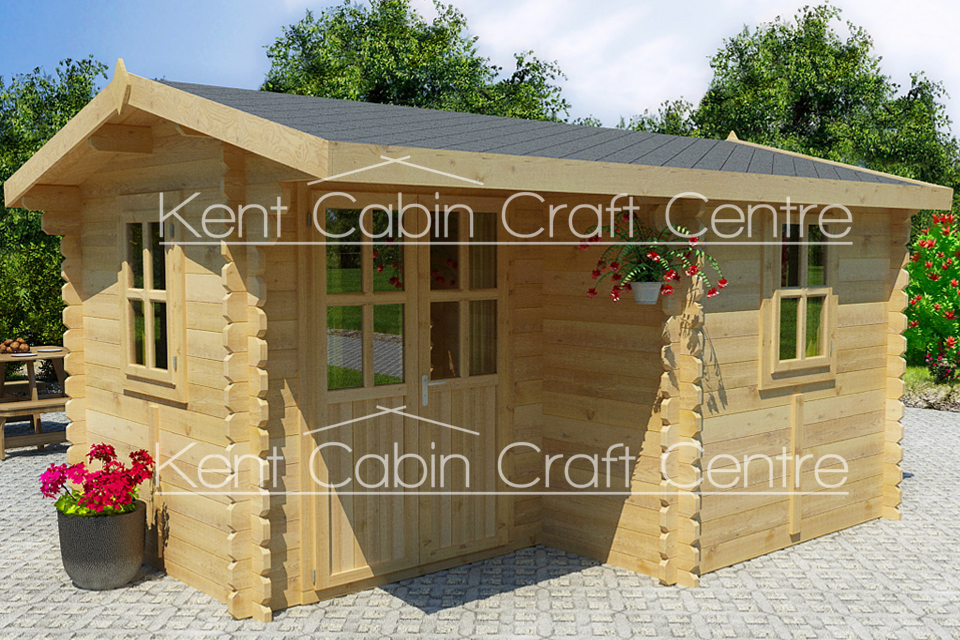 Image of the Alaska Log Cabin - Kent Cabin Craft Centre