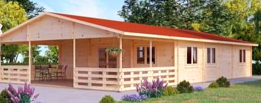 Image of the Cordoba Log Cabin - Kent Cabin Craft Centre