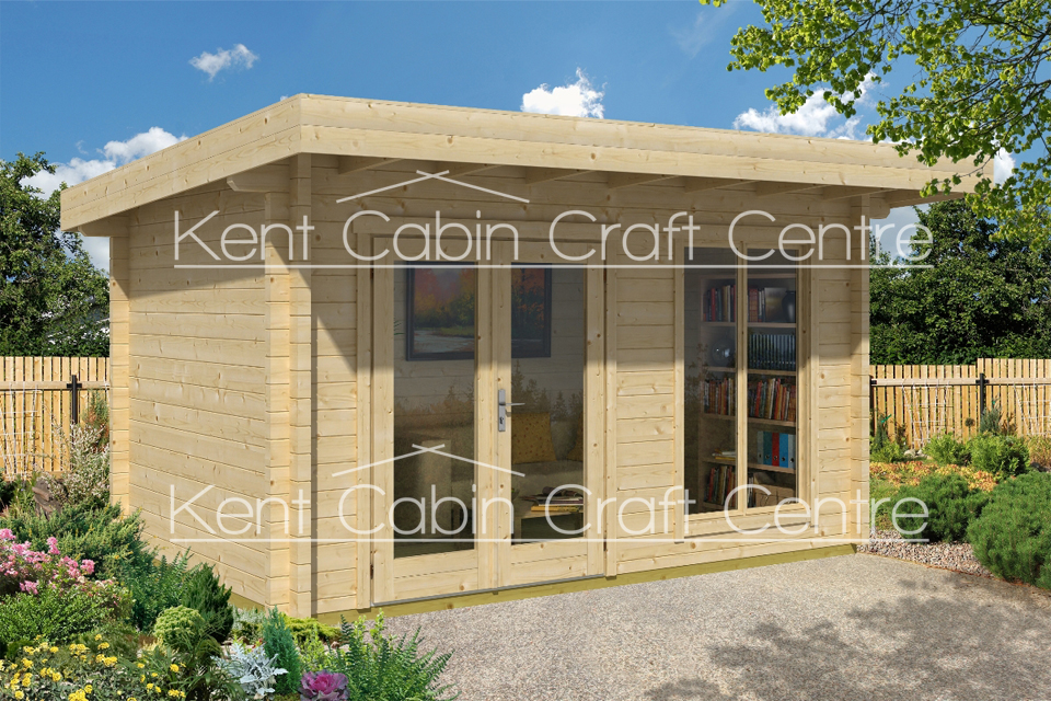 Image of the Dorset Log Cabin - Kent Cabin Craft Centre