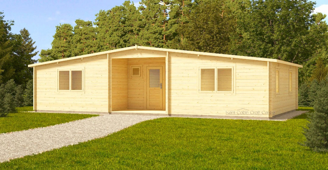 Image of the clearview Log Cabin - Kent Cabin Craft Centre