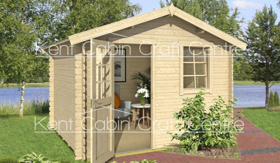 Image of the Alfie 3.0m x 2.5m Log Cabin - Kent Cabin Craft Centre