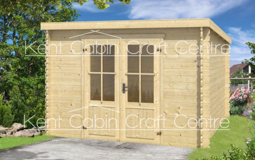 Image of the Anya 2.9m x 2.9m Log Cabin - Kent Cabin Craft Centre