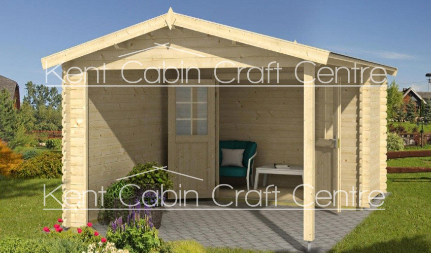 Image of the George 3.0m x 4.2m Log Cabin - Kent Cabin Craft Centre