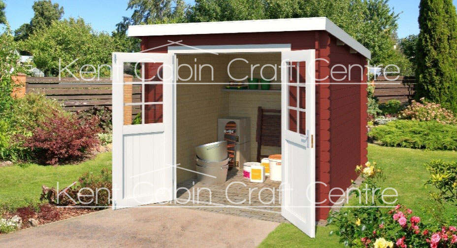 Image of the Karl 1 2.3m x 1.75m Log Cabin - Kent Cabin Craft Centre