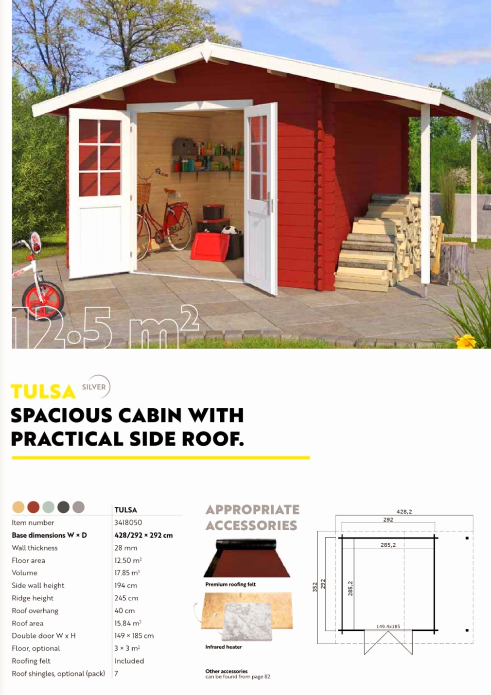 Image of the Tulsa Log Cabin - Kent Cabin Craft Centre