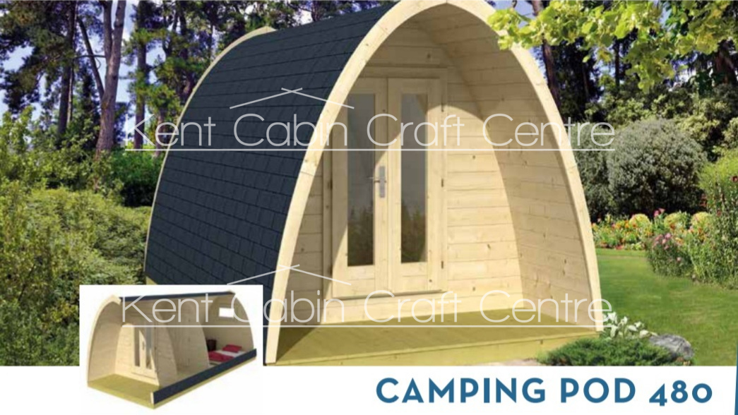 Image of the Camping Pod 400 - Kent Cabin Craft Centre