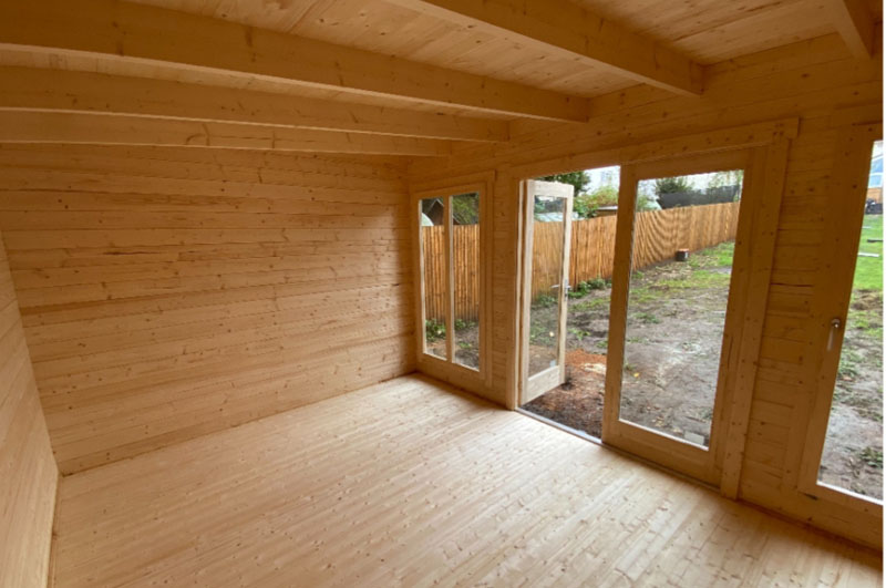Photo of cabin installed by Kent Cabin Craft Centre - Annette